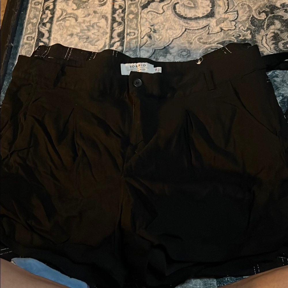 Topshop Black Women's Shorts